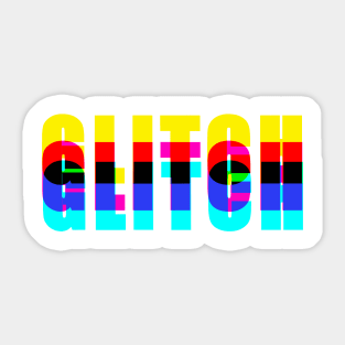 Glitch Effect Sticker